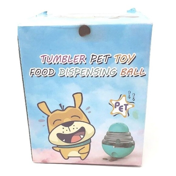 Automatic Pet Feeder Dog Cat Food Dispenser Tumbler Bowl Interactive Ball Toy - Picture 2 of 15